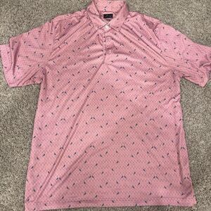 Greg-norman-collection Men's Pink/salmon Polo-shirts
